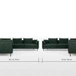 Bộ Sofa hiện đại Vento Corner SOFA-034